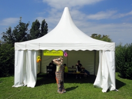 Pagoda sátor 5x5 méteres-29